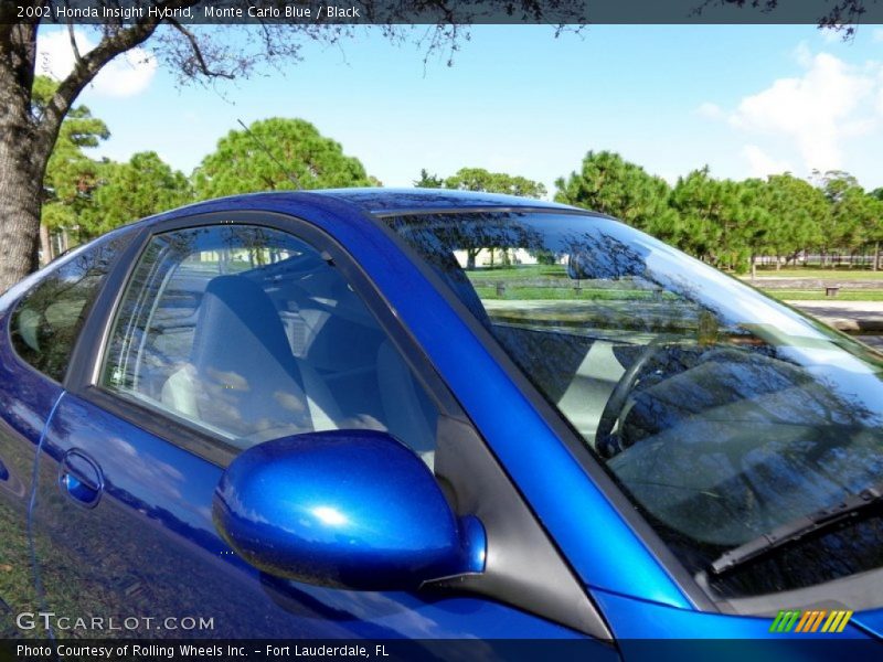 Monte Carlo Blue / Black 2002 Honda Insight Hybrid