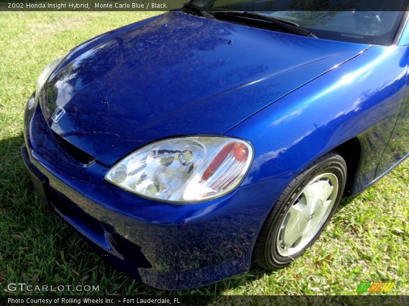 Monte Carlo Blue / Black 2002 Honda Insight Hybrid