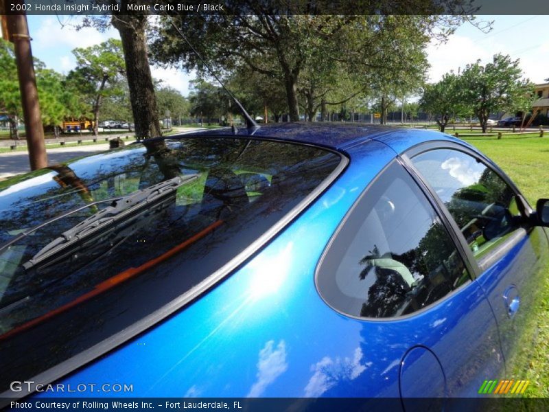 Monte Carlo Blue / Black 2002 Honda Insight Hybrid