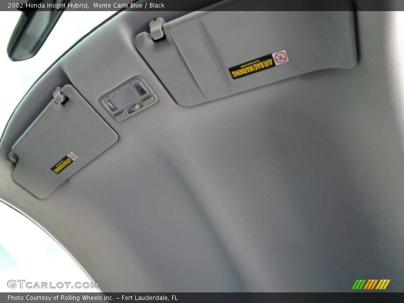 Monte Carlo Blue / Black 2002 Honda Insight Hybrid