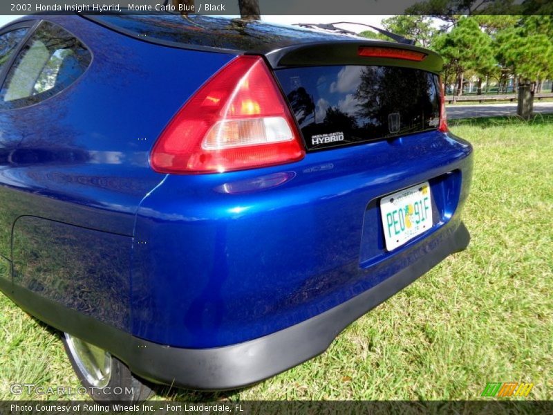 Monte Carlo Blue / Black 2002 Honda Insight Hybrid
