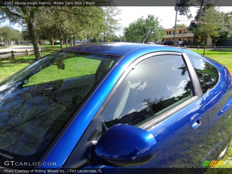 Monte Carlo Blue / Black 2002 Honda Insight Hybrid