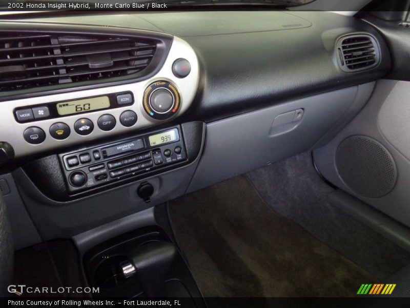 Monte Carlo Blue / Black 2002 Honda Insight Hybrid