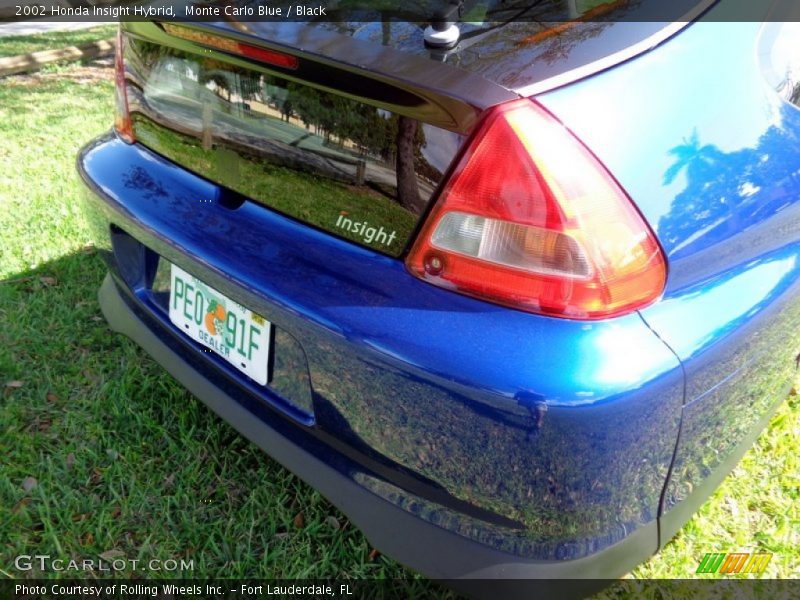 Monte Carlo Blue / Black 2002 Honda Insight Hybrid