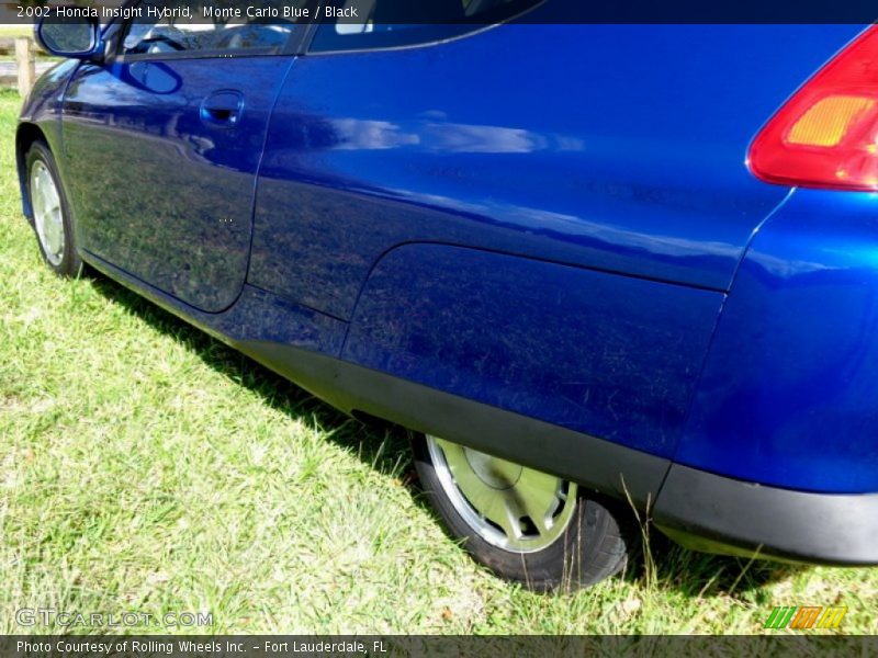 Monte Carlo Blue / Black 2002 Honda Insight Hybrid