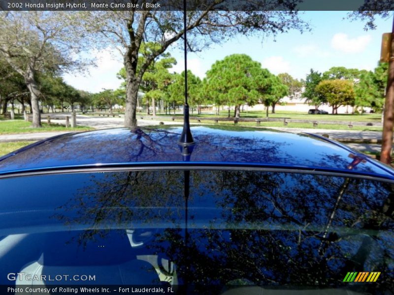 Monte Carlo Blue / Black 2002 Honda Insight Hybrid