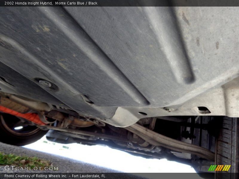 Undercarriage of 2002 Insight Hybrid