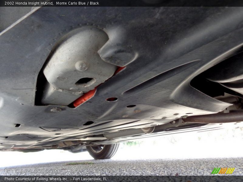 Undercarriage of 2002 Insight Hybrid