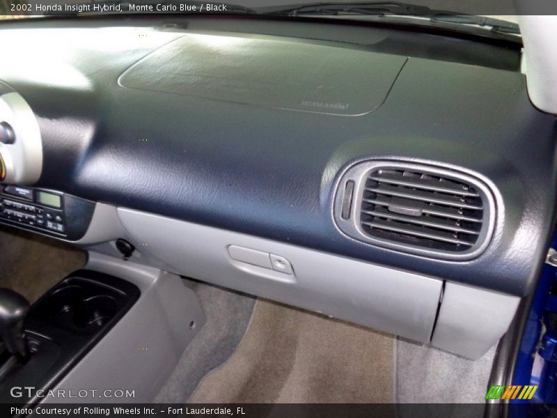 Monte Carlo Blue / Black 2002 Honda Insight Hybrid