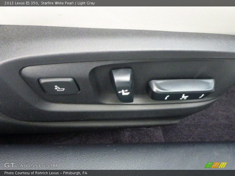 Starfire White Pearl / Light Gray 2013 Lexus ES 350