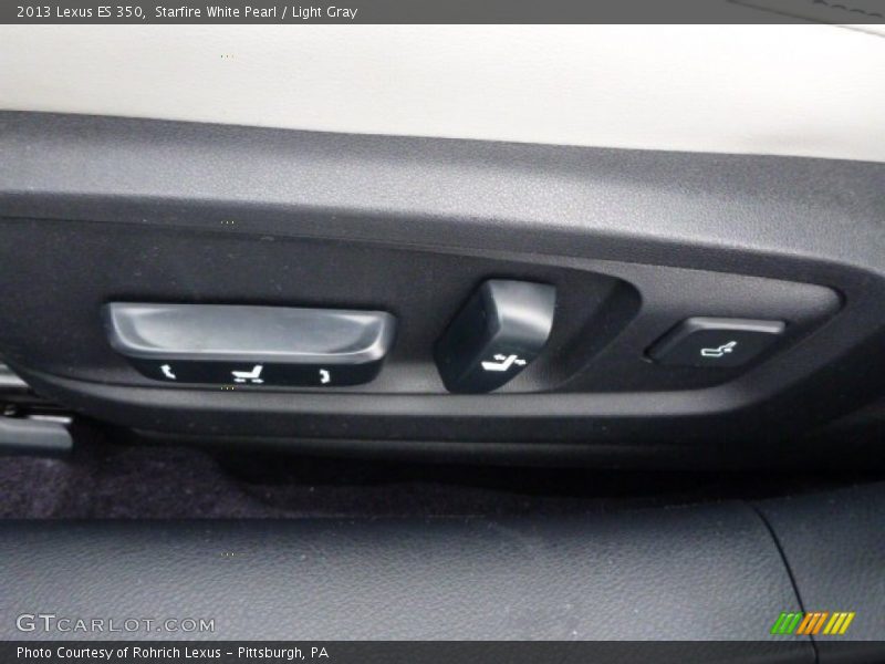 Starfire White Pearl / Light Gray 2013 Lexus ES 350