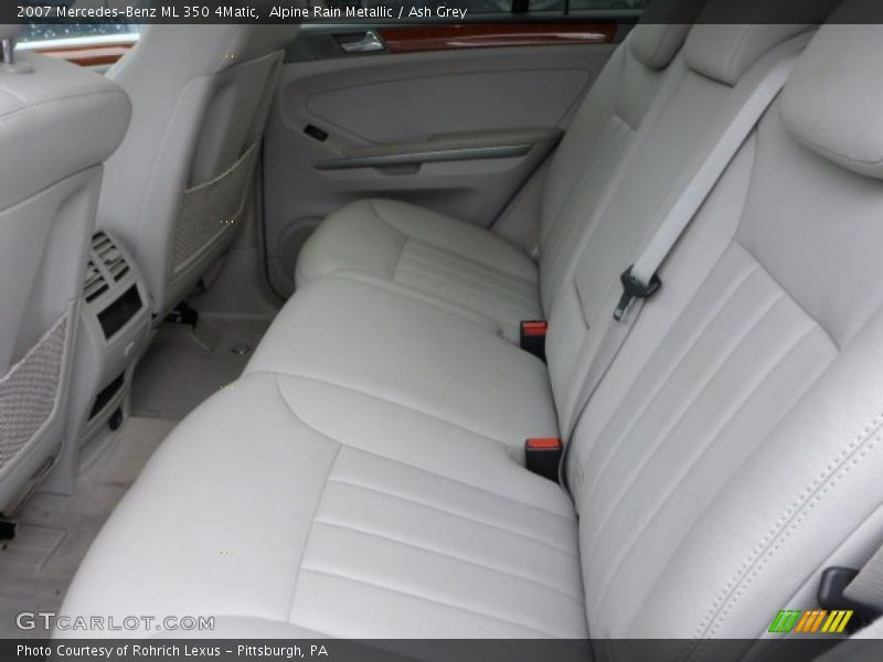 Alpine Rain Metallic / Ash Grey 2007 Mercedes-Benz ML 350 4Matic