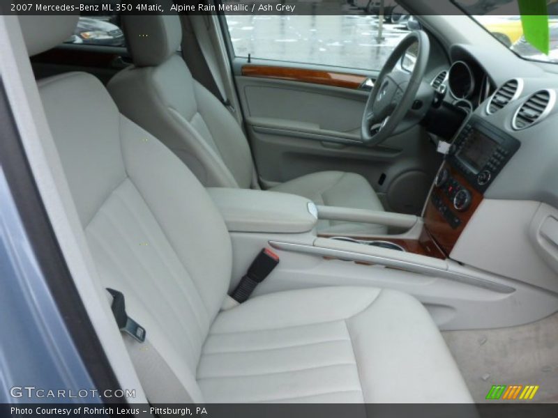 Alpine Rain Metallic / Ash Grey 2007 Mercedes-Benz ML 350 4Matic
