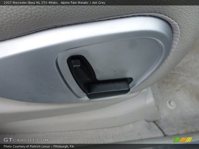 Alpine Rain Metallic / Ash Grey 2007 Mercedes-Benz ML 350 4Matic