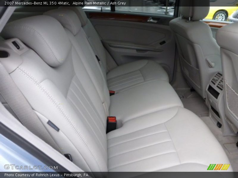 Alpine Rain Metallic / Ash Grey 2007 Mercedes-Benz ML 350 4Matic