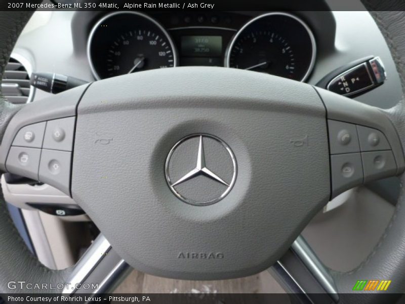 Alpine Rain Metallic / Ash Grey 2007 Mercedes-Benz ML 350 4Matic