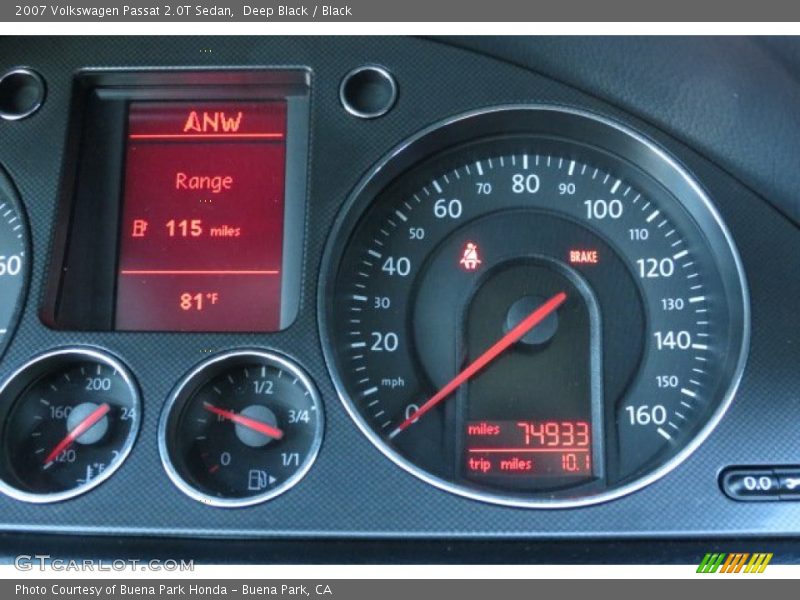 Deep Black / Black 2007 Volkswagen Passat 2.0T Sedan