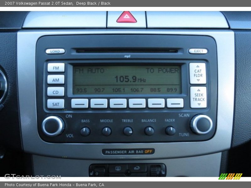 Deep Black / Black 2007 Volkswagen Passat 2.0T Sedan