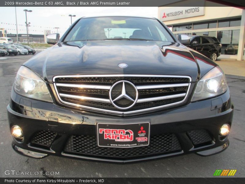 Black / Black AMG Premium Leather 2009 Mercedes-Benz C 63 AMG