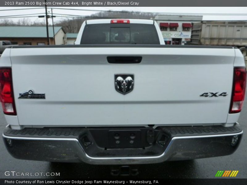 Bright White / Black/Diesel Gray 2013 Ram 2500 Big Horn Crew Cab 4x4