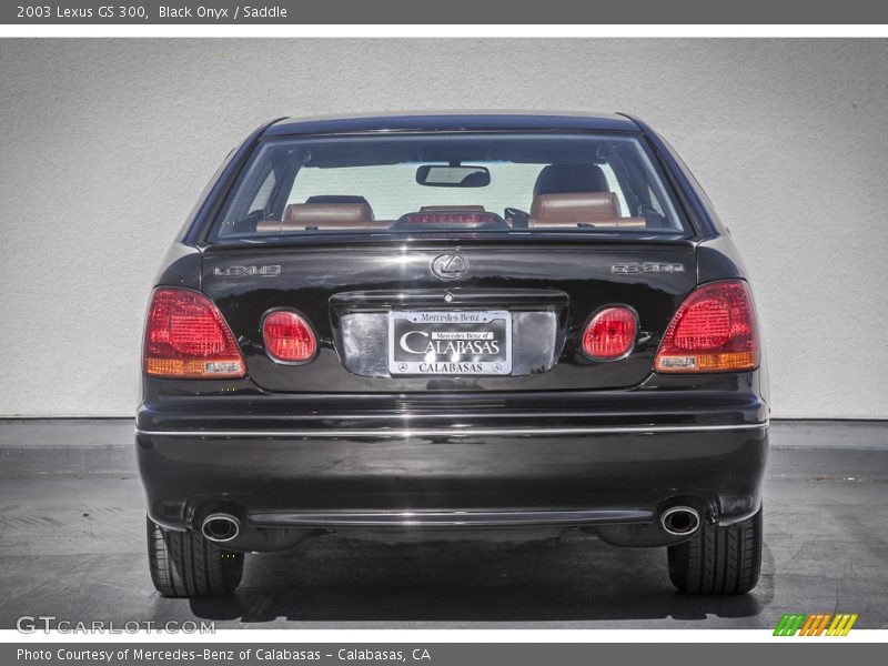 Black Onyx / Saddle 2003 Lexus GS 300