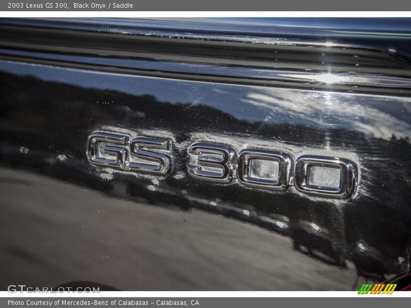 Black Onyx / Saddle 2003 Lexus GS 300