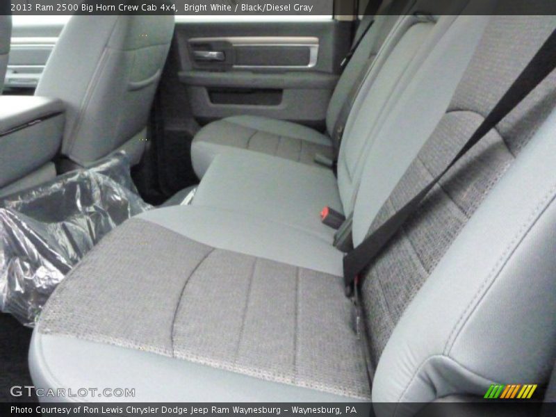 Bright White / Black/Diesel Gray 2013 Ram 2500 Big Horn Crew Cab 4x4