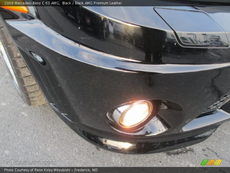 Black / Black AMG Premium Leather 2009 Mercedes-Benz C 63 AMG