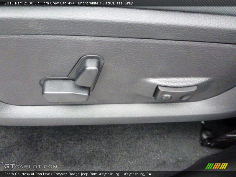 Bright White / Black/Diesel Gray 2013 Ram 2500 Big Horn Crew Cab 4x4