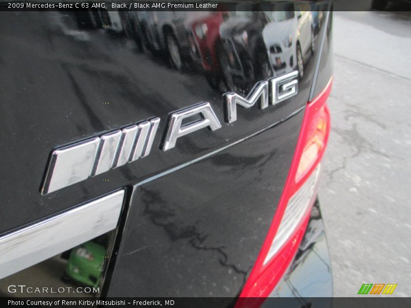 Black / Black AMG Premium Leather 2009 Mercedes-Benz C 63 AMG