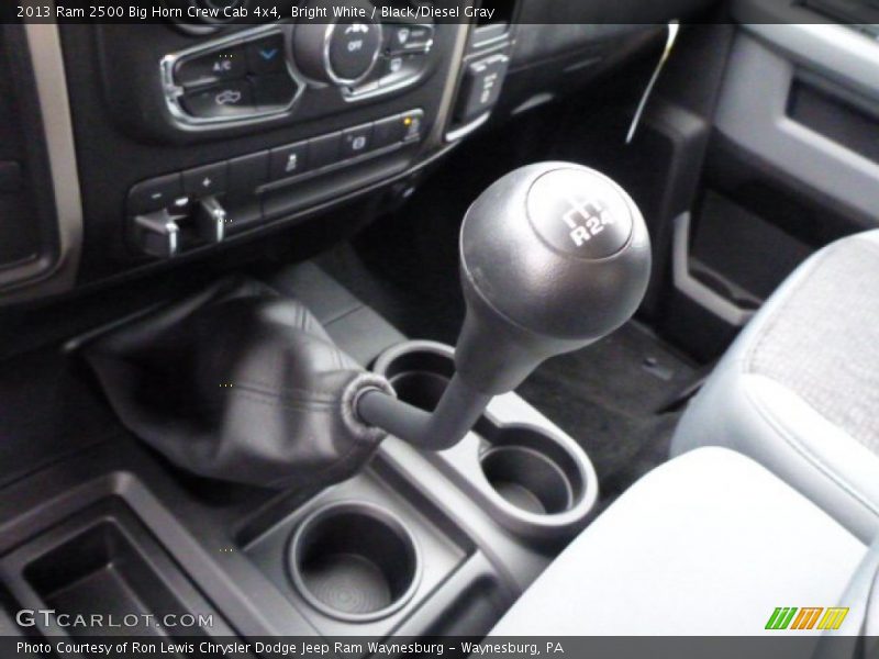 Bright White / Black/Diesel Gray 2013 Ram 2500 Big Horn Crew Cab 4x4