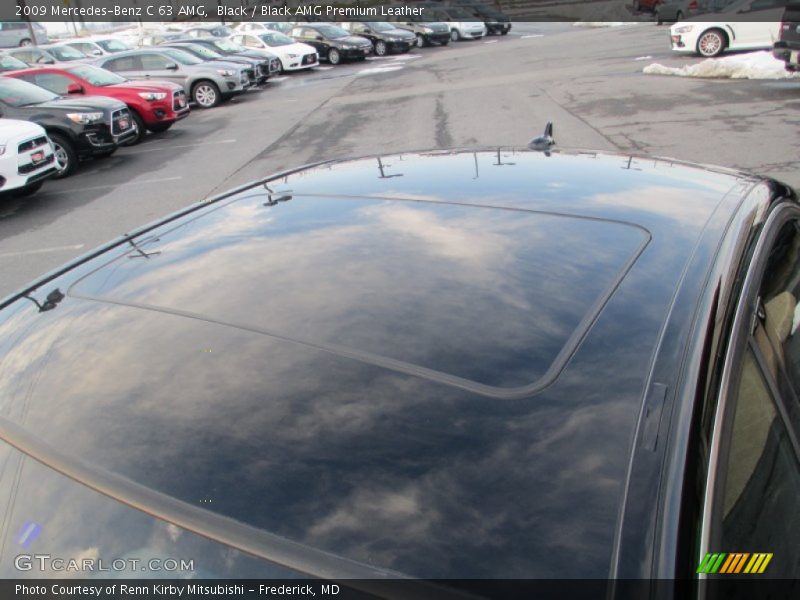 Black / Black AMG Premium Leather 2009 Mercedes-Benz C 63 AMG