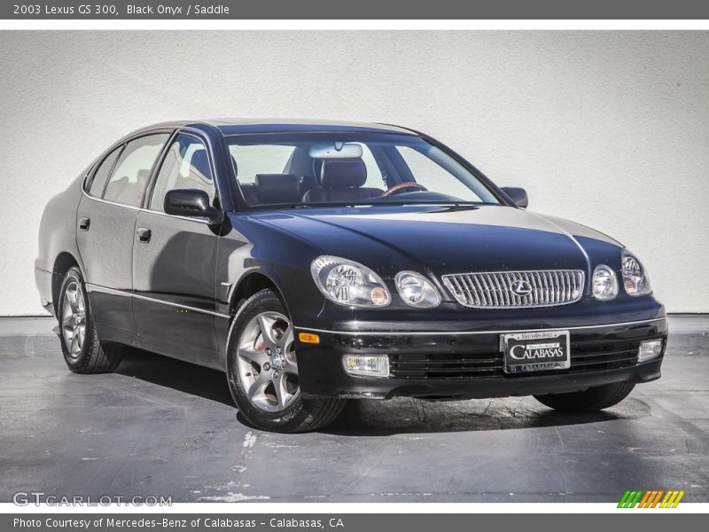 Black Onyx / Saddle 2003 Lexus GS 300