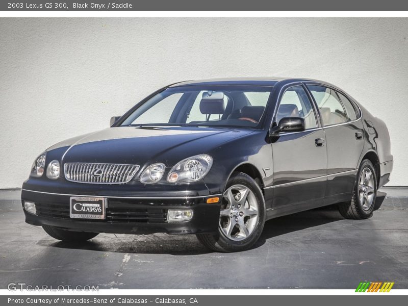 Black Onyx / Saddle 2003 Lexus GS 300