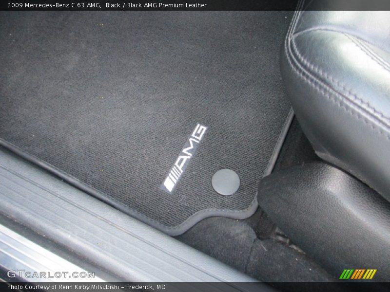 Black / Black AMG Premium Leather 2009 Mercedes-Benz C 63 AMG