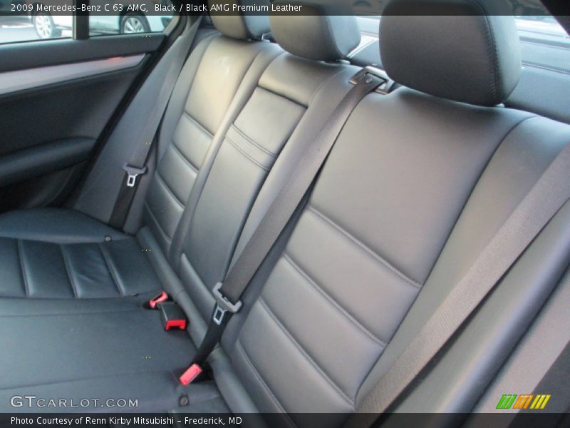 Black / Black AMG Premium Leather 2009 Mercedes-Benz C 63 AMG