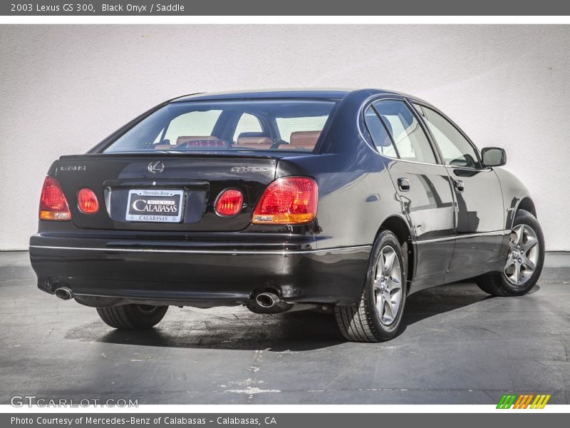 Black Onyx / Saddle 2003 Lexus GS 300