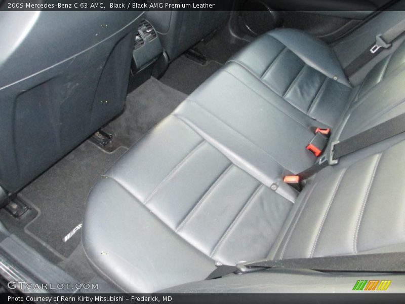 Black / Black AMG Premium Leather 2009 Mercedes-Benz C 63 AMG