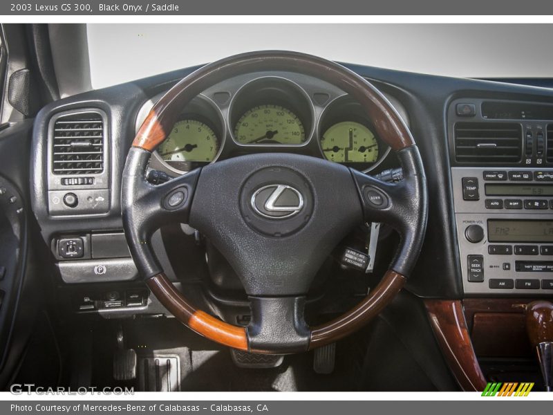 Black Onyx / Saddle 2003 Lexus GS 300