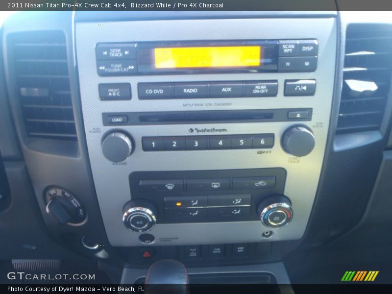 Blizzard White / Pro 4X Charcoal 2011 Nissan Titan Pro-4X Crew Cab 4x4