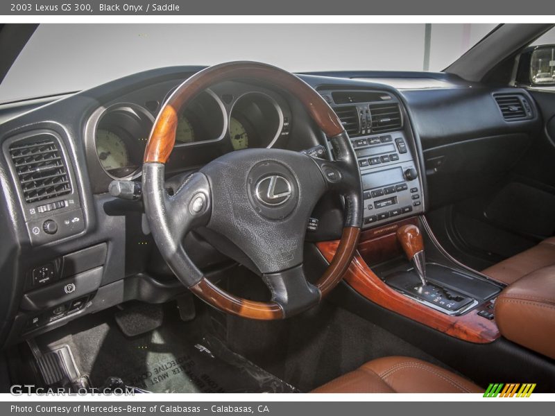 Black Onyx / Saddle 2003 Lexus GS 300