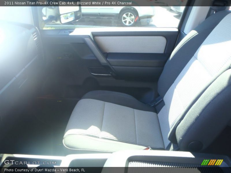 Blizzard White / Pro 4X Charcoal 2011 Nissan Titan Pro-4X Crew Cab 4x4