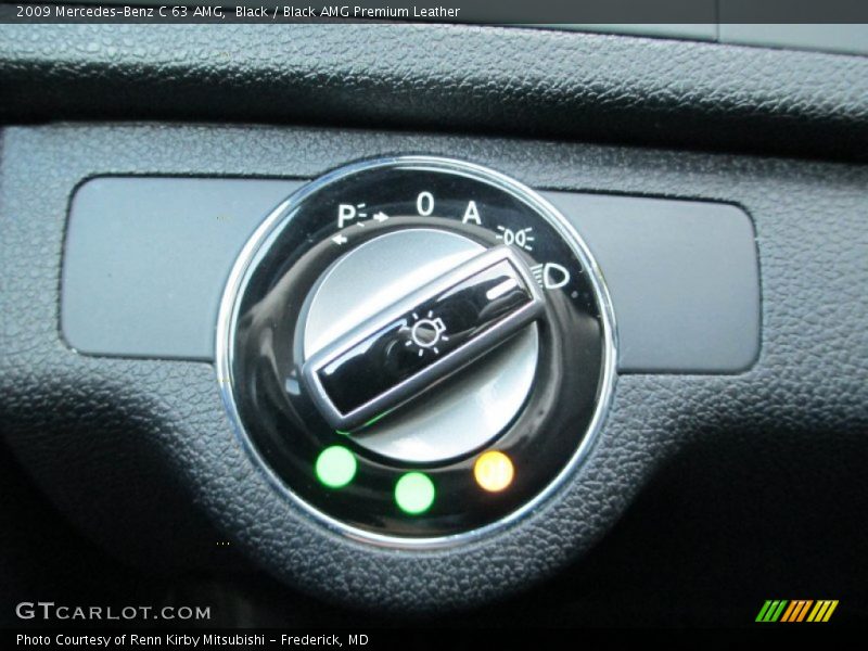 Black / Black AMG Premium Leather 2009 Mercedes-Benz C 63 AMG