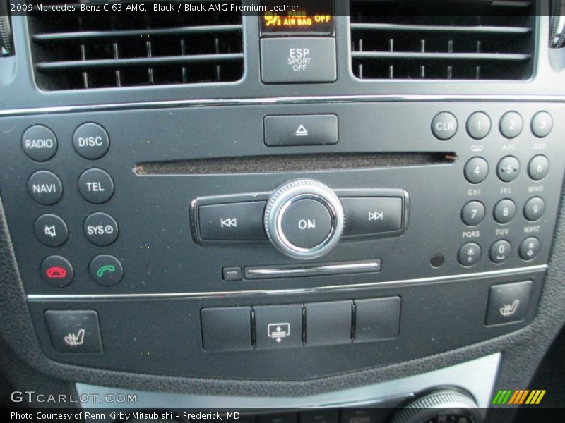 Black / Black AMG Premium Leather 2009 Mercedes-Benz C 63 AMG