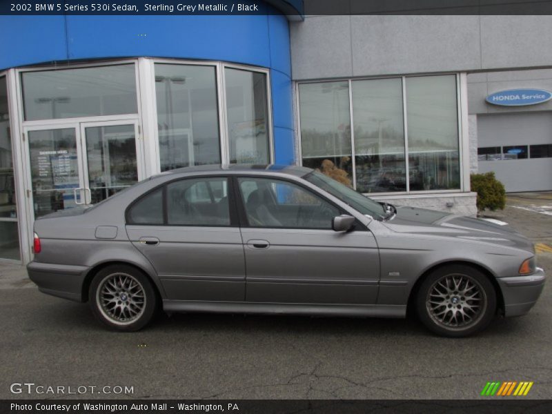 Sterling Grey Metallic / Black 2002 BMW 5 Series 530i Sedan