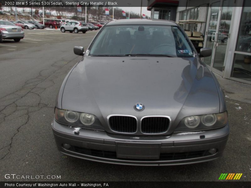 Sterling Grey Metallic / Black 2002 BMW 5 Series 530i Sedan