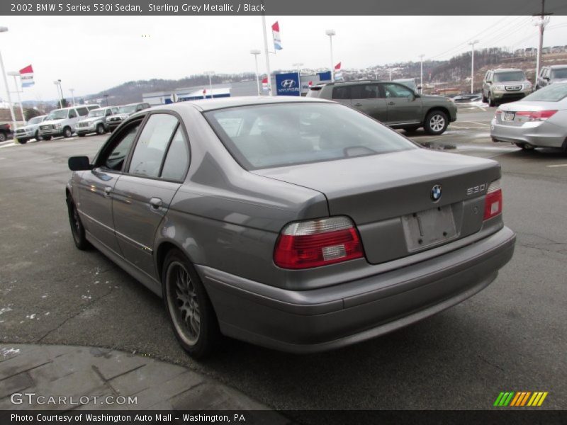 Sterling Grey Metallic / Black 2002 BMW 5 Series 530i Sedan