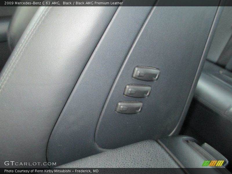 Black / Black AMG Premium Leather 2009 Mercedes-Benz C 63 AMG