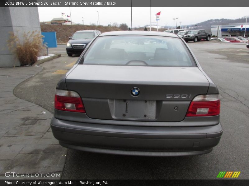 Sterling Grey Metallic / Black 2002 BMW 5 Series 530i Sedan