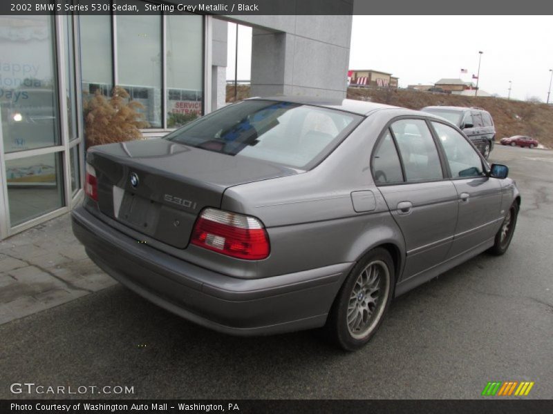 Sterling Grey Metallic / Black 2002 BMW 5 Series 530i Sedan